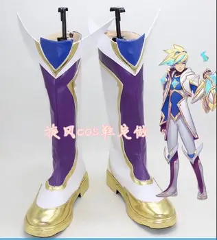 

LOL the Prodigal Explorer Ezreal Star Guardian Skin Version Cosplay Boots Platform Shoes