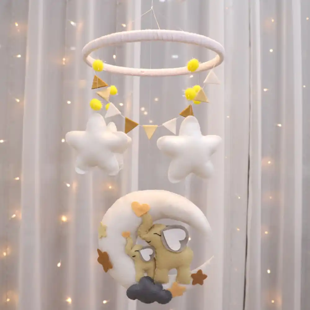 Diy Handcraft Non Woven Dream Catcher Felt Making Kit Handmade Elephant Bed Bell Toy For Children S Room Home Decor Craft Toys Aliexpress