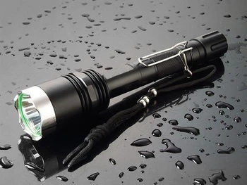 

XML-T6 Powerful Led Flashlight 5 Mode Waterproof Lamp Torch Portable Lanterna Use 2*18650 Battery for Camping Hunting Fishing