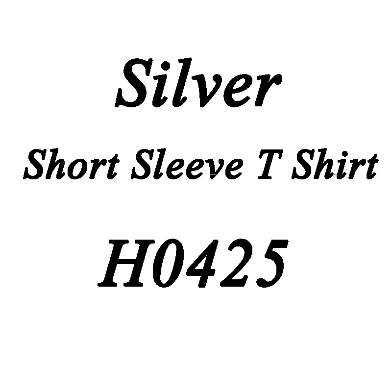 Женские Штаны - Цвет: Silver-Short T Shirt