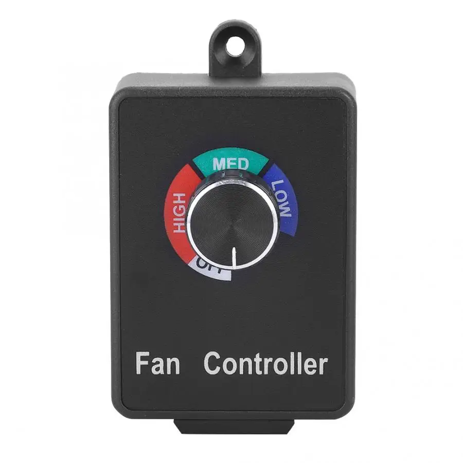 

Duct Fan Speed Controller Electronic Motor Stepless Speed Control Variable Voltage Governor Switch US Plug 120V