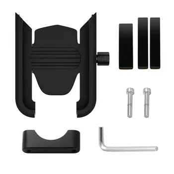 

Aluminum Alloy Mobile Phone Holder Handlebar Bicycle / Motorcycle Phone Holder Phone Stand Rotatable Handlebar Type