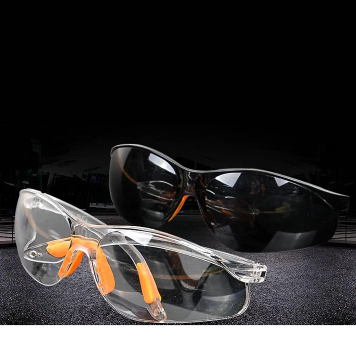 

Fashion Goggle Transparent Dustproof Sandblasted Splashproof Glasses UV 400 Protection For Cycling Hiking Beach Activities