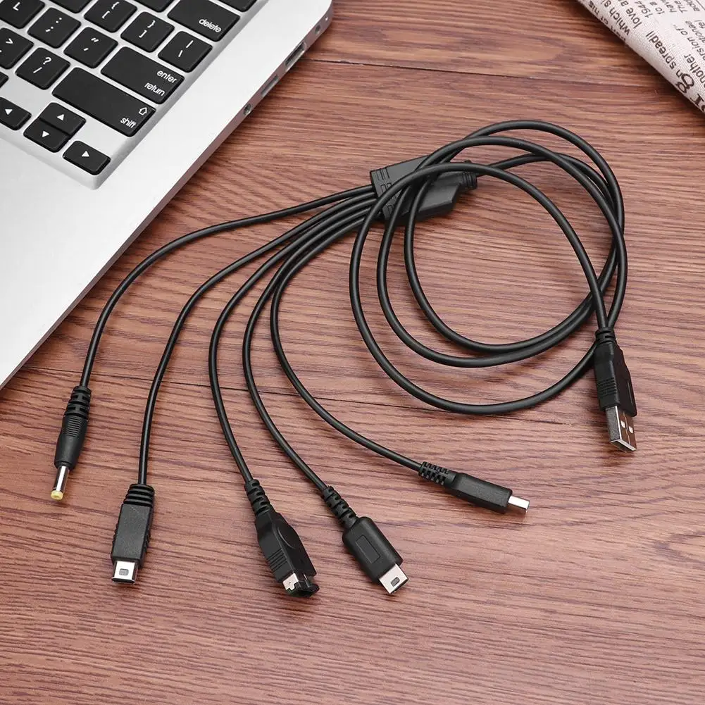 Прочный USB кабель для зарядки Классический Тонкий 1 2 м 5 в шнур подходит нового 3DS XL