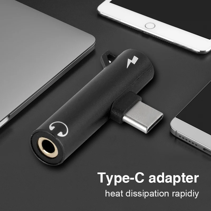 X77 тип-c преобразователь для наушников usb тип-c наушники аудио адаптер для Xiaomi 6 huawei samsung USB C телефонов