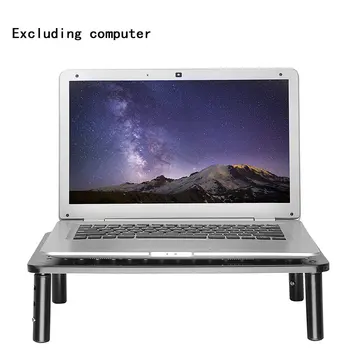 

Aluminum Alloy Bracket Computer Monitor Stand Base Anti-slip Screen Riser Holder Rack Laptop Stand Holder Heightening Mount