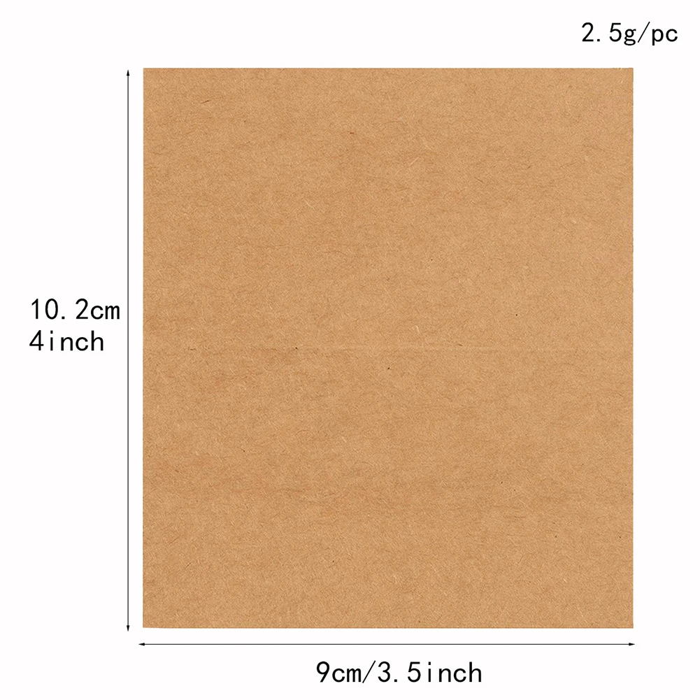  120/240pcs Vintage Blank Kraft Paper Wish Card Table Number Name Card Place Cards Wedding Birthday  - 4.00033E+12