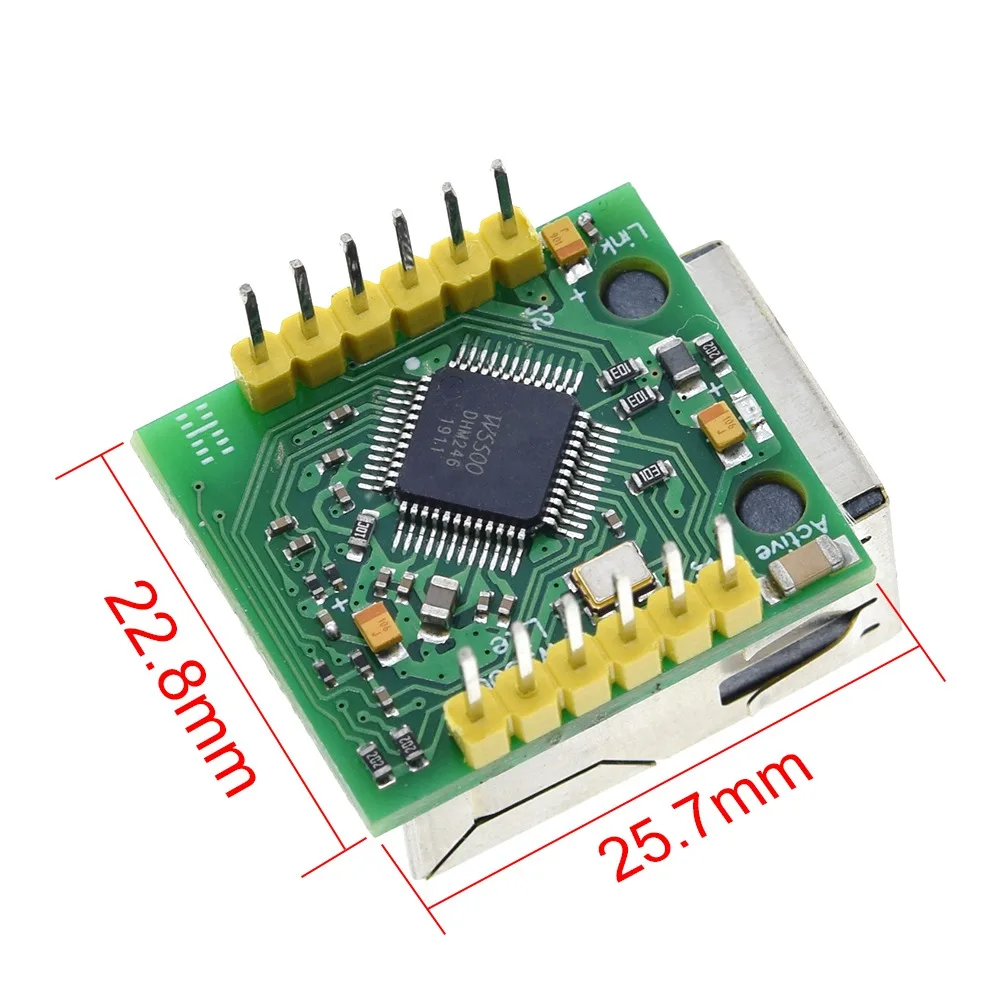 ShengYang умная электроника USR-ES1 W5500 чип SPI в LAN/Ethernet конвертер TCP/IP мод для Arduino