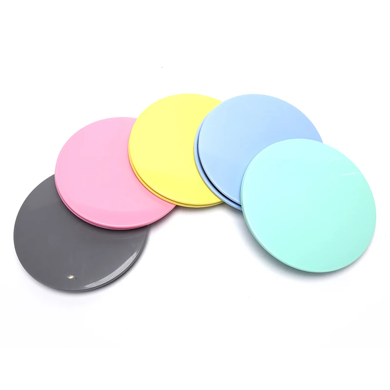 2PCS Fitness Disc Gym Slider Exercise Sliding Plate Gliding Discs Slider for Yoga Gym Core Training Exercise Equipment yoga balls pilates fitness gym balance fitball exercise pilates workout massage ball 60cm inflatable exercise ball training