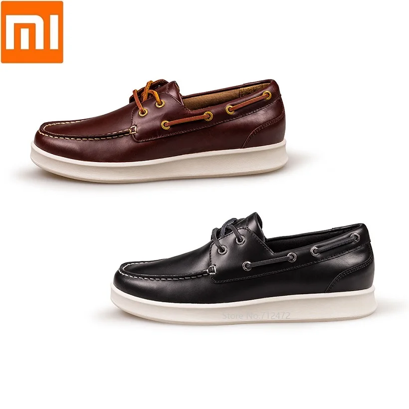 FREETIE Мужская обувь для отдыха Парусная кожаная дышащая удобная износостойкая