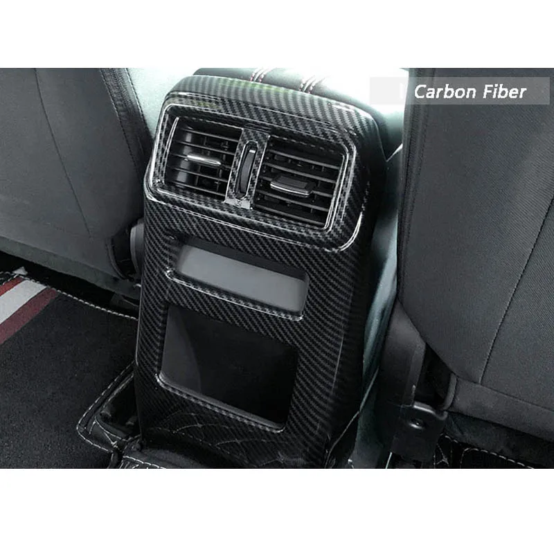 

Rear Armrest Box Anti Kick Panel Cover Protector Trim Sticker Air Outlet Frame For Nissan Qashqai J11 2016 2017 2018 2019