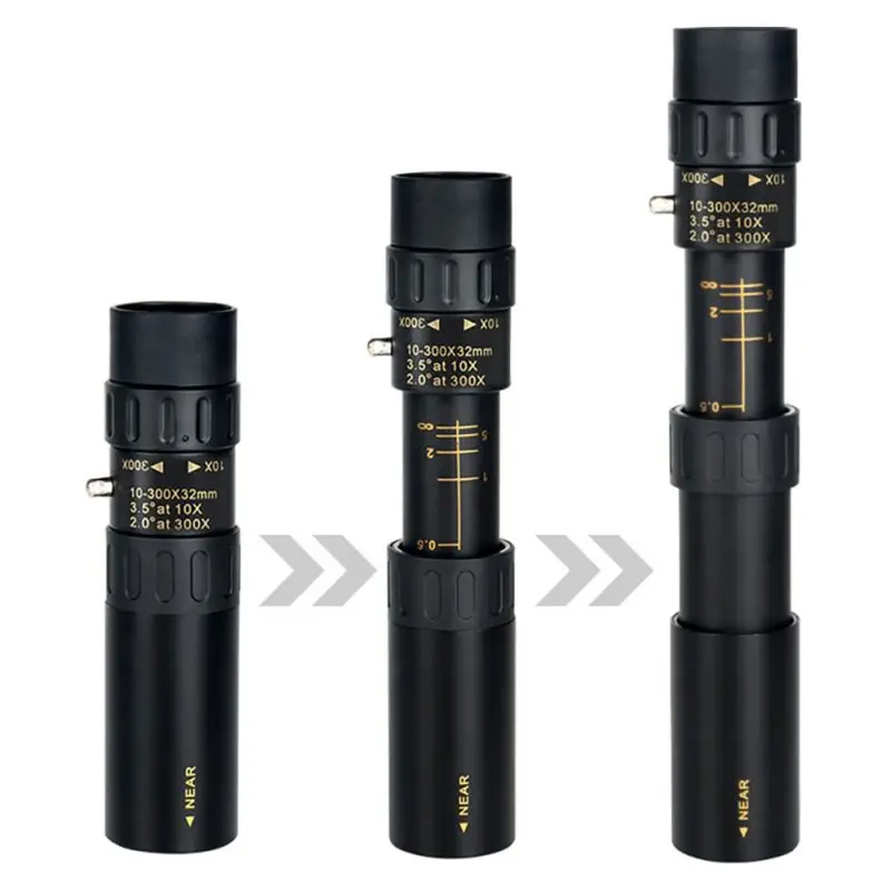 

Outdoor Tools Black 10-30x25 Zoom Binoculars Monocular Pocket Telescope Optical Hunting Prism Without Tripod