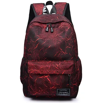 

Both Shoulders Package Indian Style Camouflage Doodle Canvas Backpack