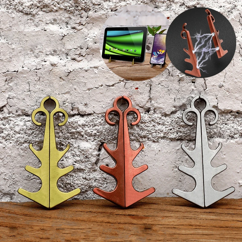

Super new Multifunction corkscrew Magnetically convenient Chinese knot mobile phone holder small lazy bracket Keychain pendant