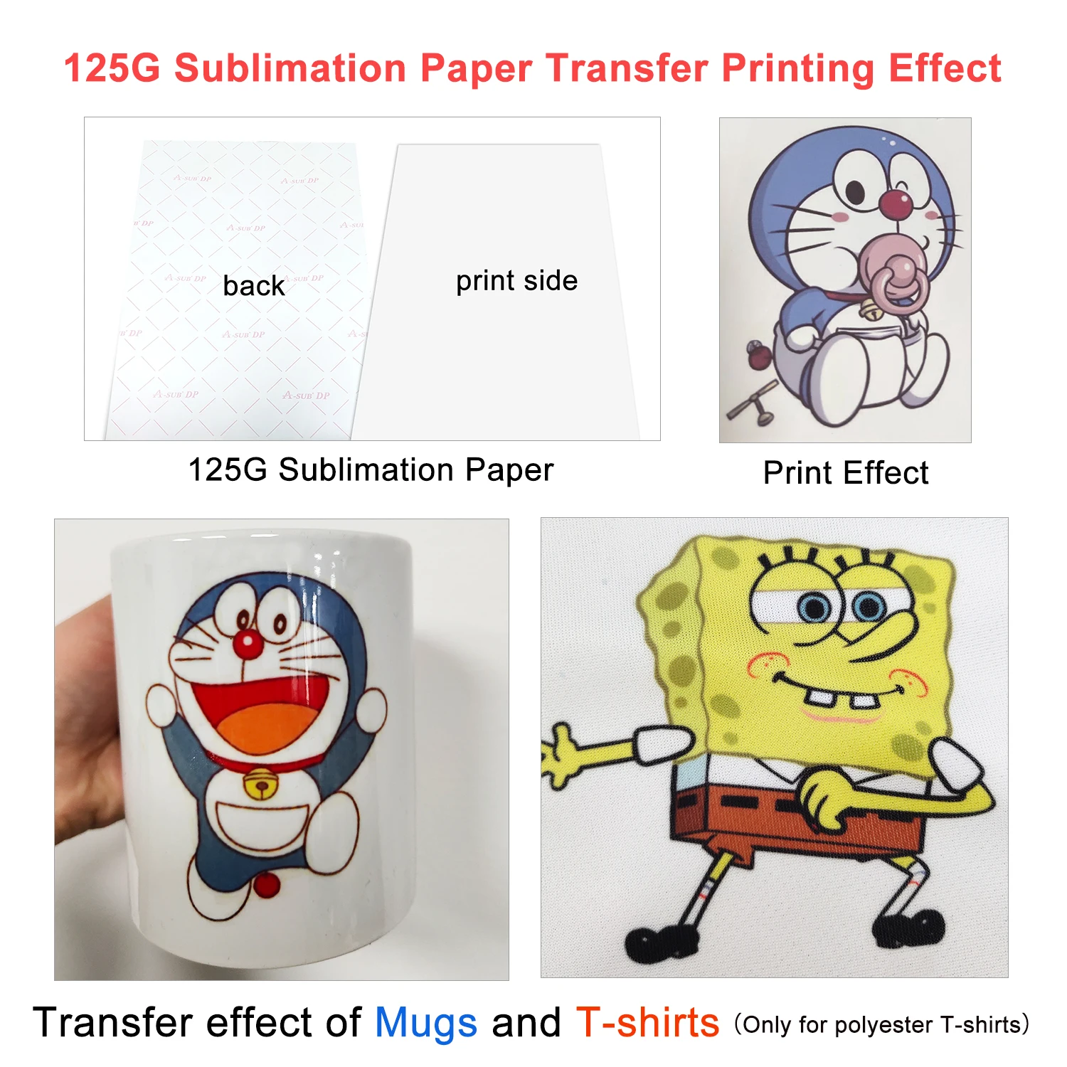 125g sublimation paper