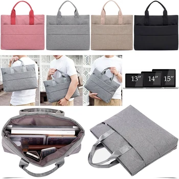 

1 PC Laptop Sleeve Bag for Macbook MacBook HP Dell Lenovo Nylon Laptop Case 13.3 14 15.6 inch Notebook Cover Zipper Handbag