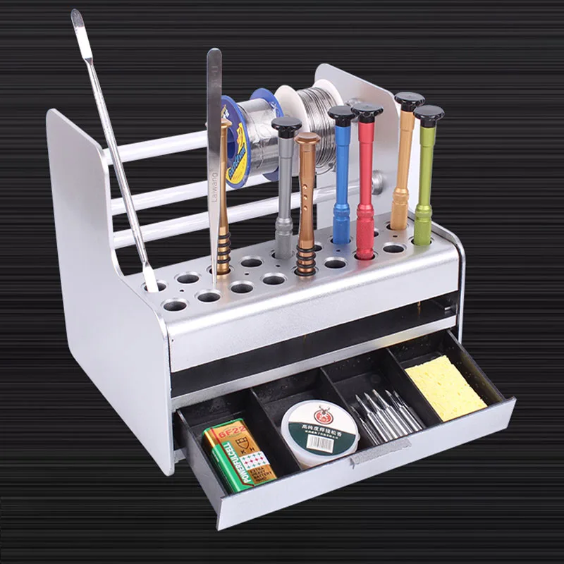 

Mainframe Parts Storage Box Mobile Phone PC Maintenance Component Box screwdriver Tweezers tool box Multi-function parts box