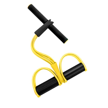

Fitness Resistance Bands 4 Tubes Latex Foot Elastic Pull Rope Expander Workout Pedal Equipment Sit-up Elastic Bands Puller