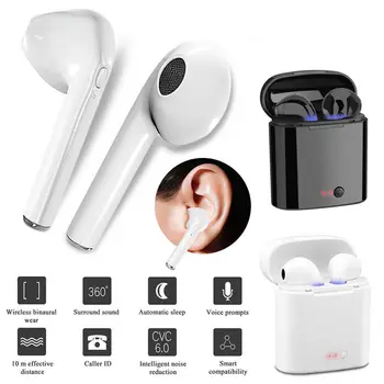 

AA Wireless Bluetooth Earphone In Ear TWS With Mic Charging Box Handsfree Handsets Stereo Sport Earbuds For iPhone Xiaomi