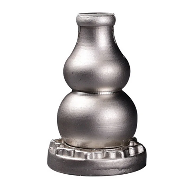 

Copper Gourd Shape Smoke Incense Burner Censer Cones Holder Base Desktop Decor