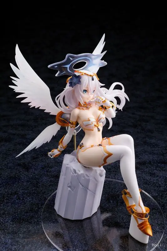 

Kadokawa Electric Shock Hyper-Dimensional Game Neptune Four Goddess Black And White with Pattern Heart Box Garage Kit Doll