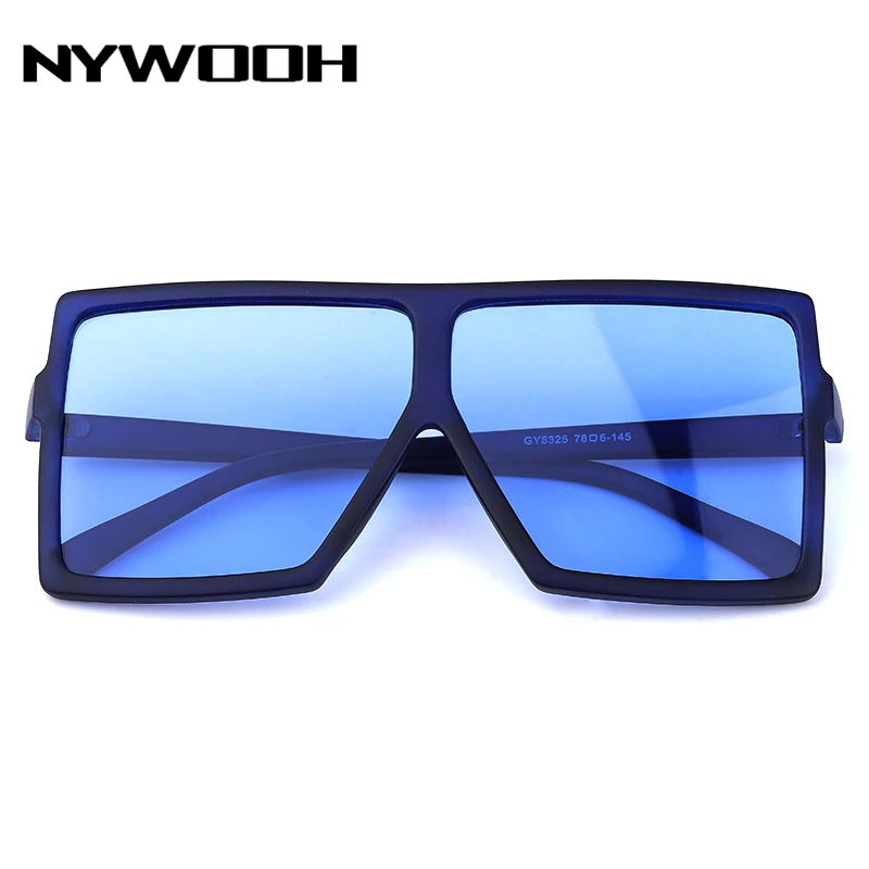 NYWOOH Винтажные Солнцезащитные очки для женщин и мужчин, негабаритные солнцезащитные очки для женщин, ретро бренд, большая оправа, красные очки UV400