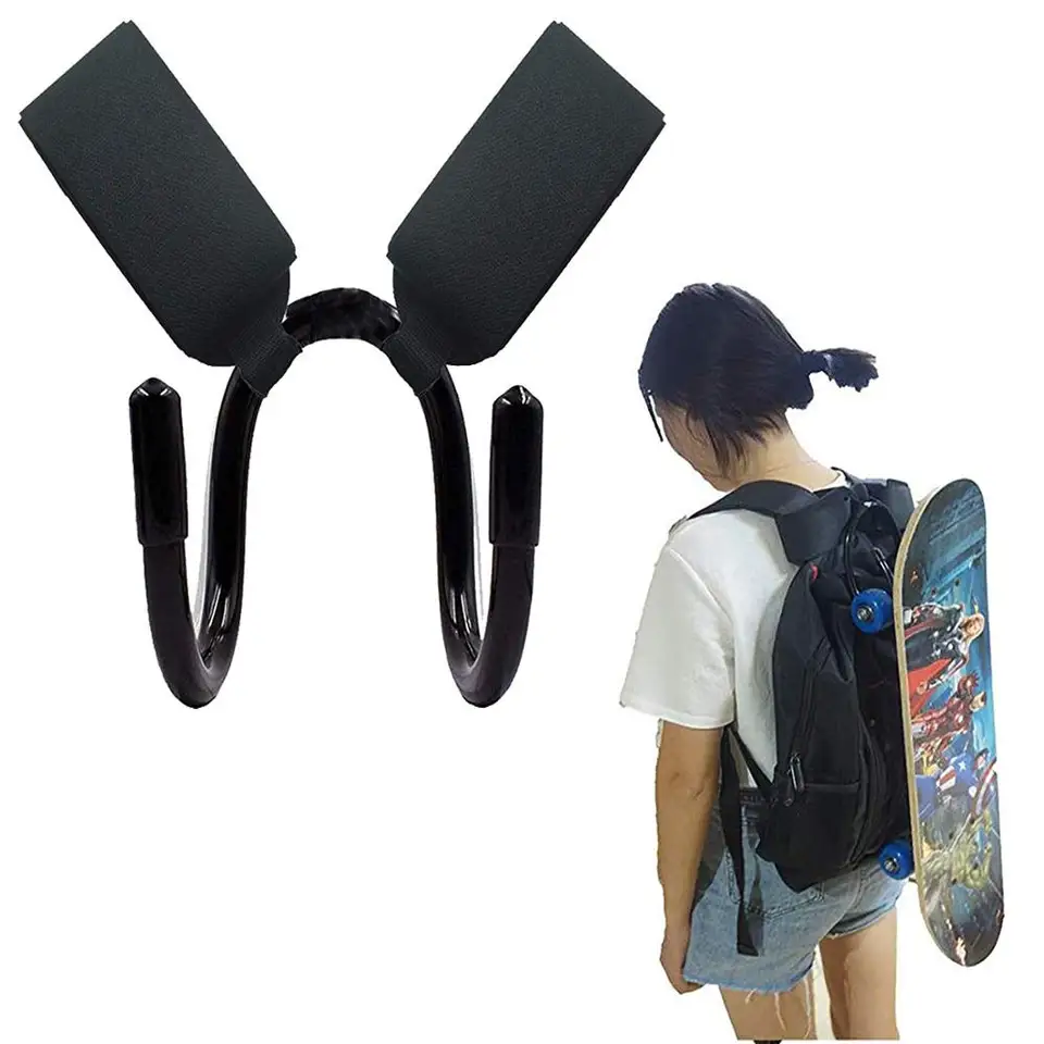 Skateboard Holder Drifting Board Backpack Deck Hook Carrer Dual