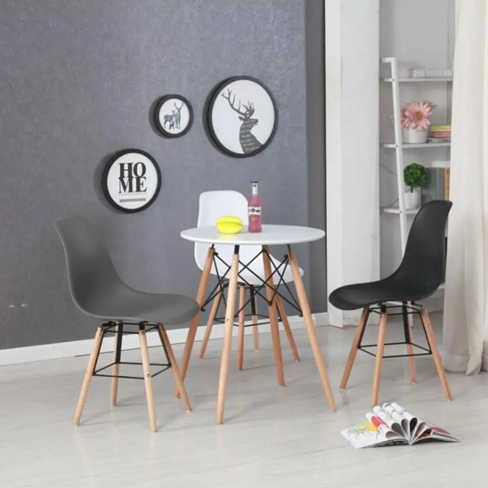 2pcs ChairsSimple assembly structure Solid wood dining chair with High Calibre PP Plastic seat Ideal for home office cafés 2pcs ChairsSimple assembly structure Solid wood dining chair with High Calibre PP Plastic seat Ideal for home office cafés