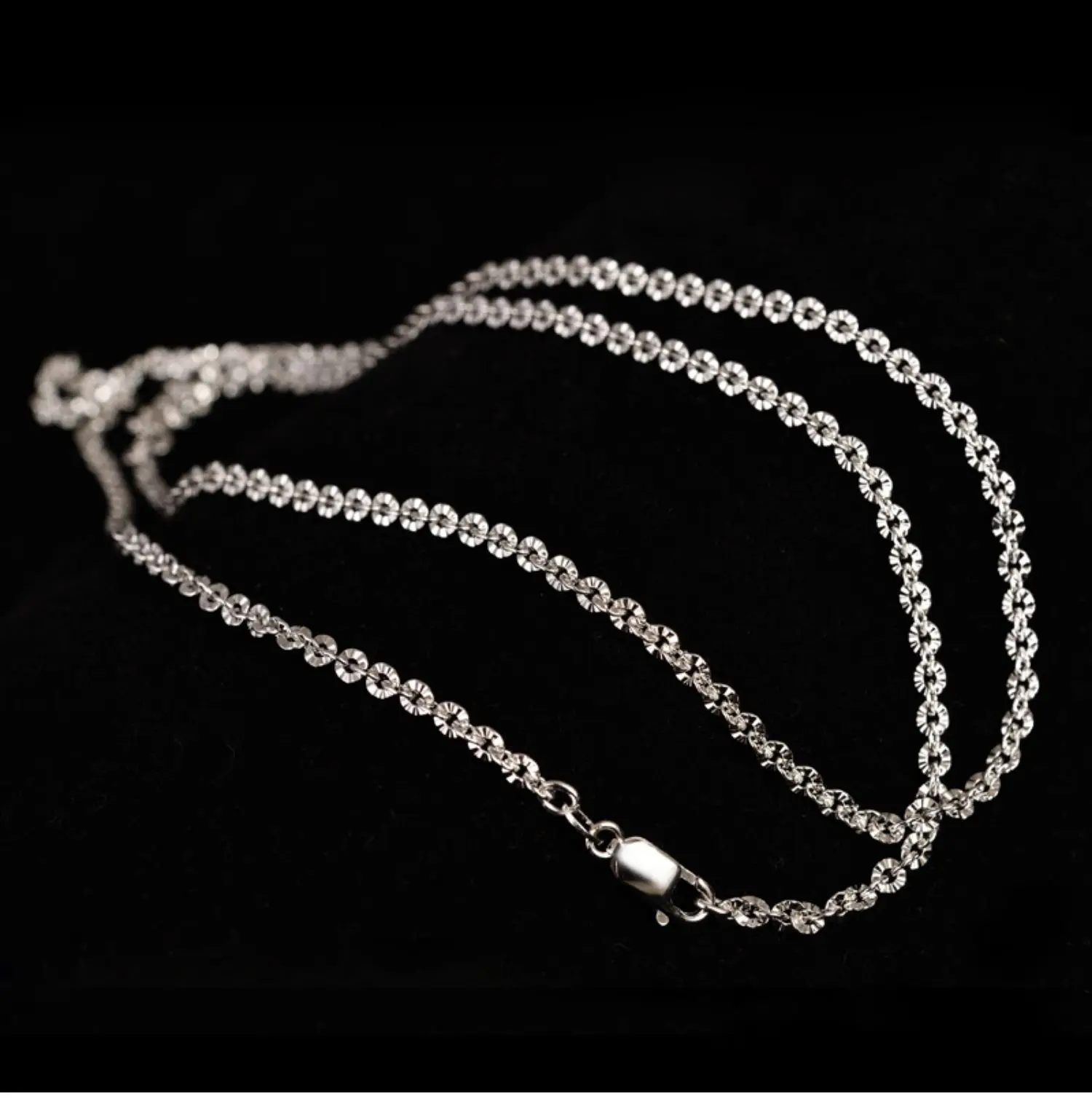 H2056113c0db44aa9b9e4b6bac9a412827 925 Sterling Silver Rose Gold Platinum Color O-chain Long 40, 45, 50, 60, 70, 80cm Wide 2.5, 3mm Shine Necklace Fashion Gift Mallzona