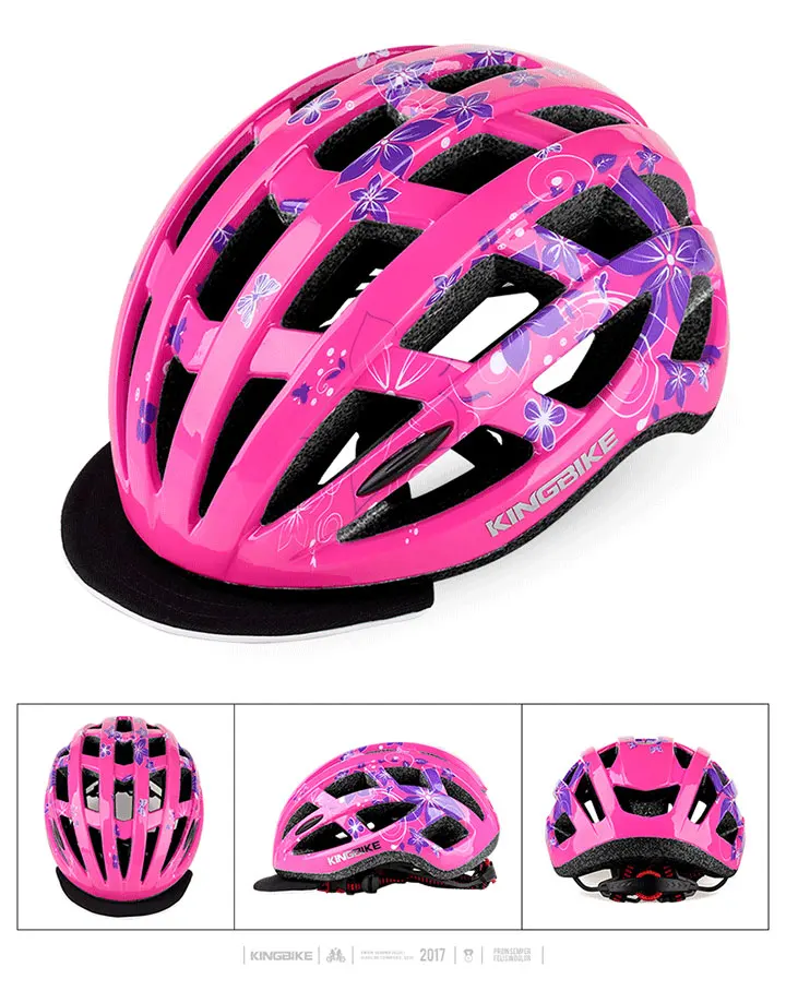 KINGBIKE велосипедный шлем MTB дорожный велосипедный шлем с солнцезащитным козырьком Сверхлегкий дышащий в форме Открытый спортивный шлем для взрослых женщин
