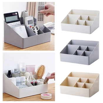 

Makeup Organizer Desktop Make Up Brush Storage Box Cosmetic Organizer Skin Care Jewelry Box Container for Home Office Storage