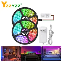 12V WS2811 RGB Led Strip Light 1-5m Smart APP Bluetooth Controller 5050 SMD Addressable RGB LED Strip for Living Room Decoration