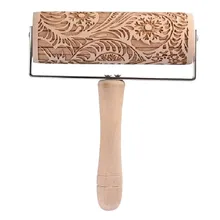 Нажимная Рождественская скалка для тиснения, печатная палочка для печенья, тесто для помадки, инструмент для выпечки, лапша для торта, тесто с гравировкой, ролик A99