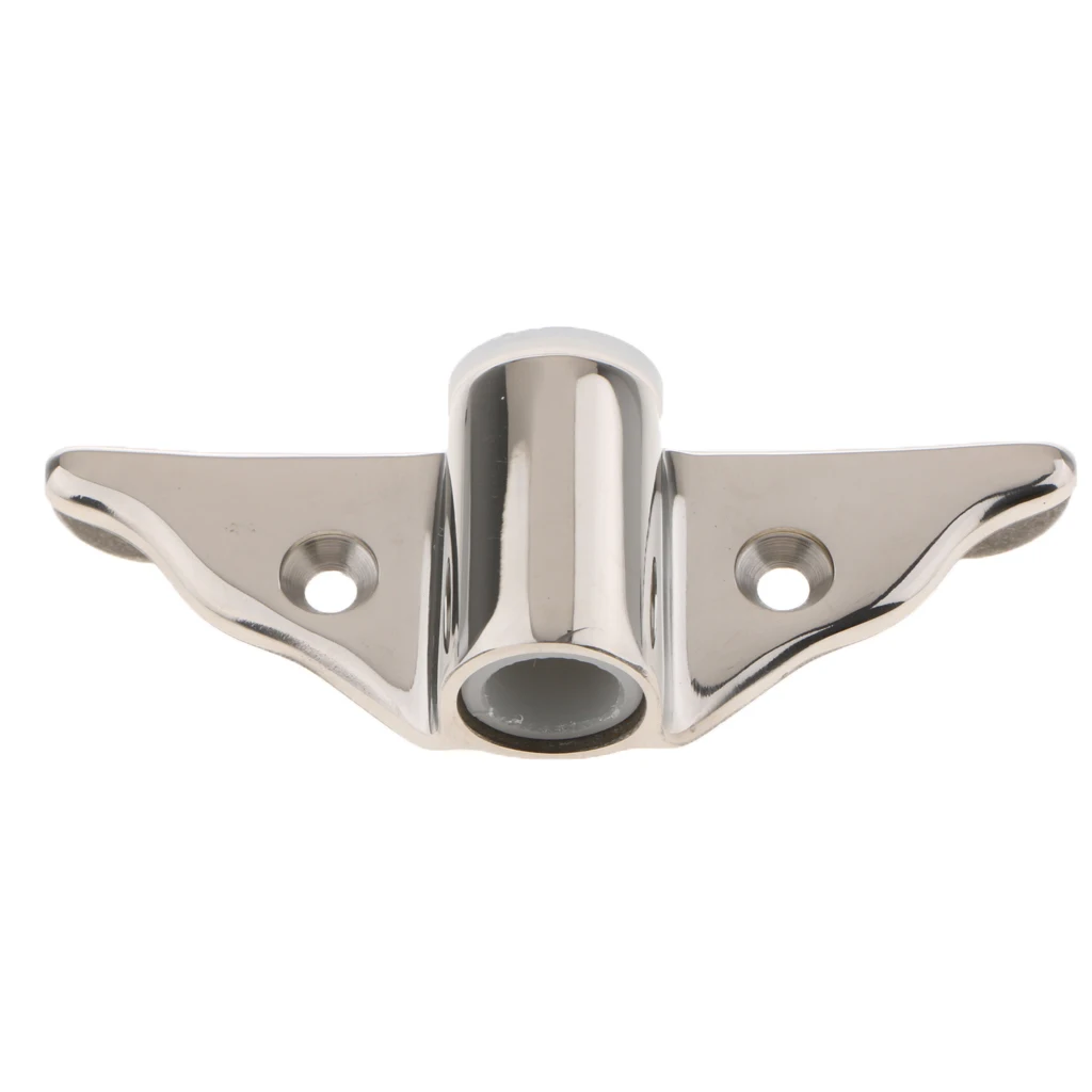 316 Stainless Steel Oarlock Socket Side Mount Rowlock 3.93inchx1.38inch for Marine Boat