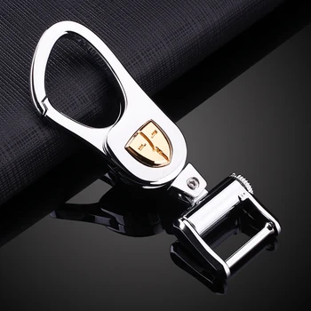 

high quality Car accessorie KeyChain Rotating Horseshoe Buckle Women Men Key Rings Holder gift FOR costly Bag Pendant simple