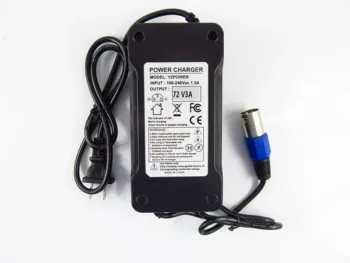 

E-Bike 72V 3A 20S Li-ion Lithium Battery Charger E-bike Scooter Lifepo4 XLR