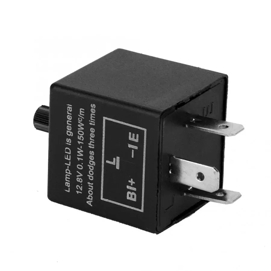 CF14 JL-02 12V 3 Pin LED Flasher Flash Relay for Turn Signal Light ...