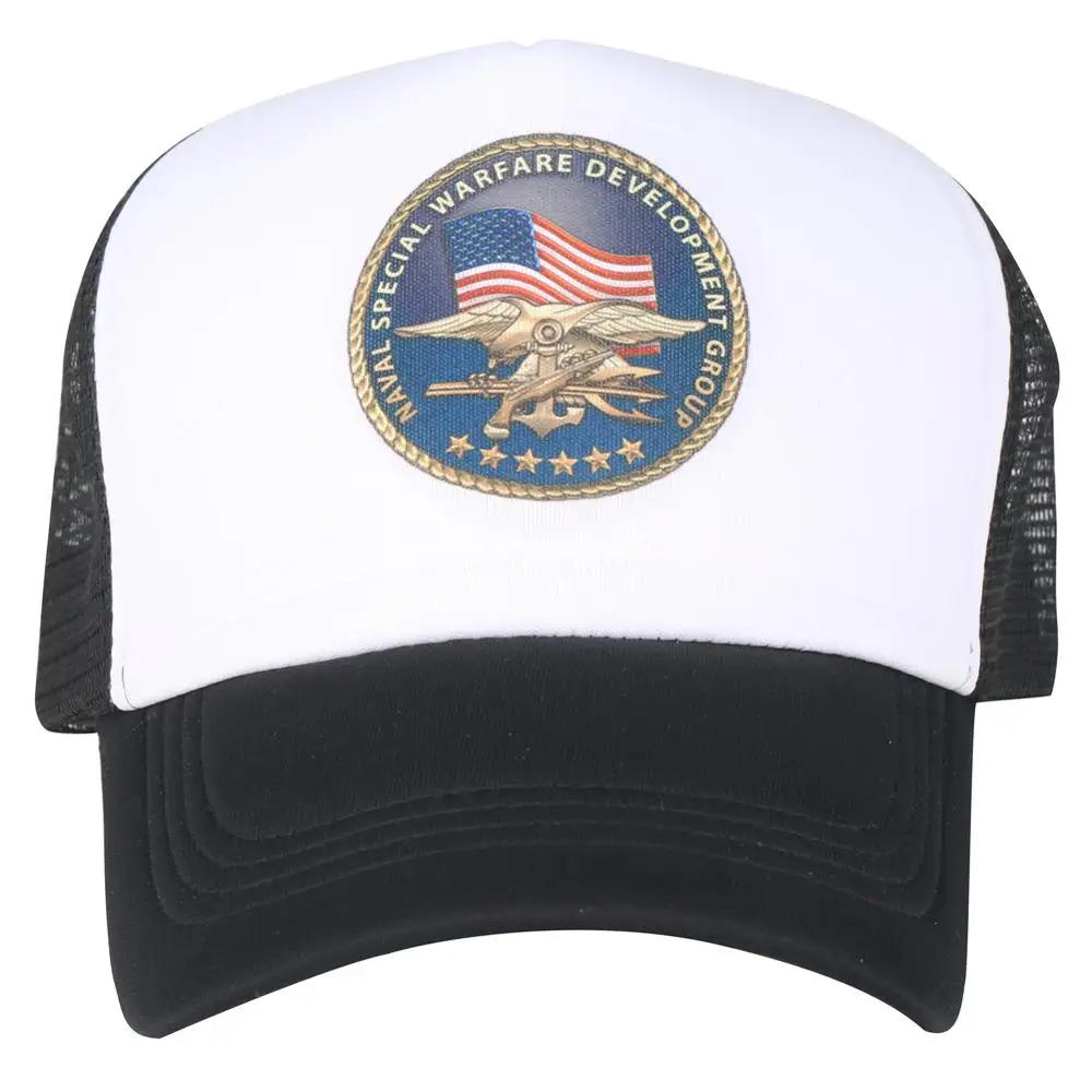 

Black Men Baseball Cap America Naval Special Warfare Tactical Snapback Hats Women Casquettes Kids Hip Hop Fitted Caps Mesh Bone