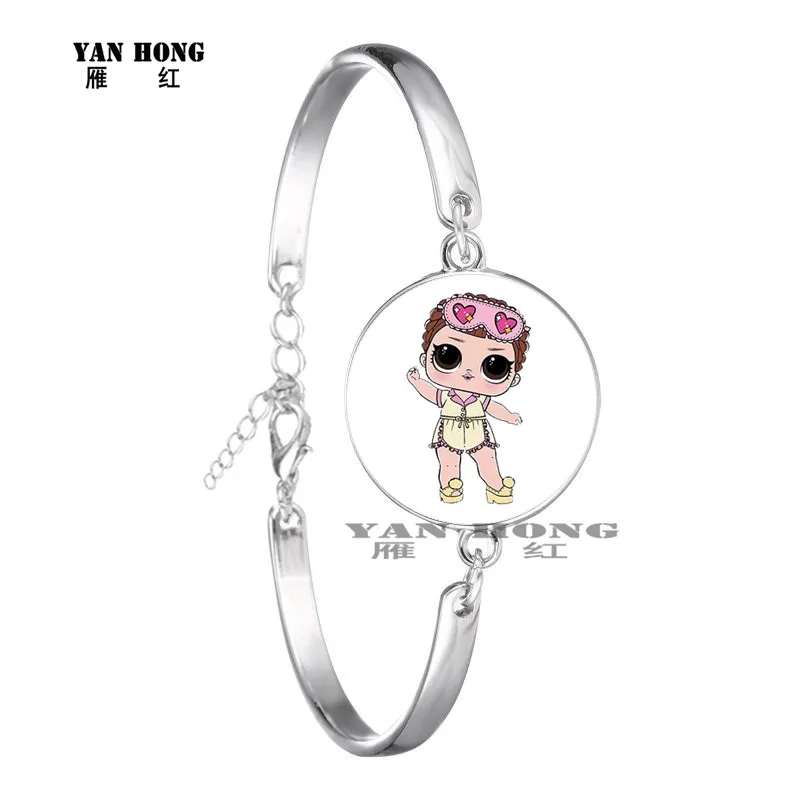 

YANHONG Cartoon Doll Pictures Make Beautiful Bracelet 18MM Glass Birthday Gift Best Gift for Friends