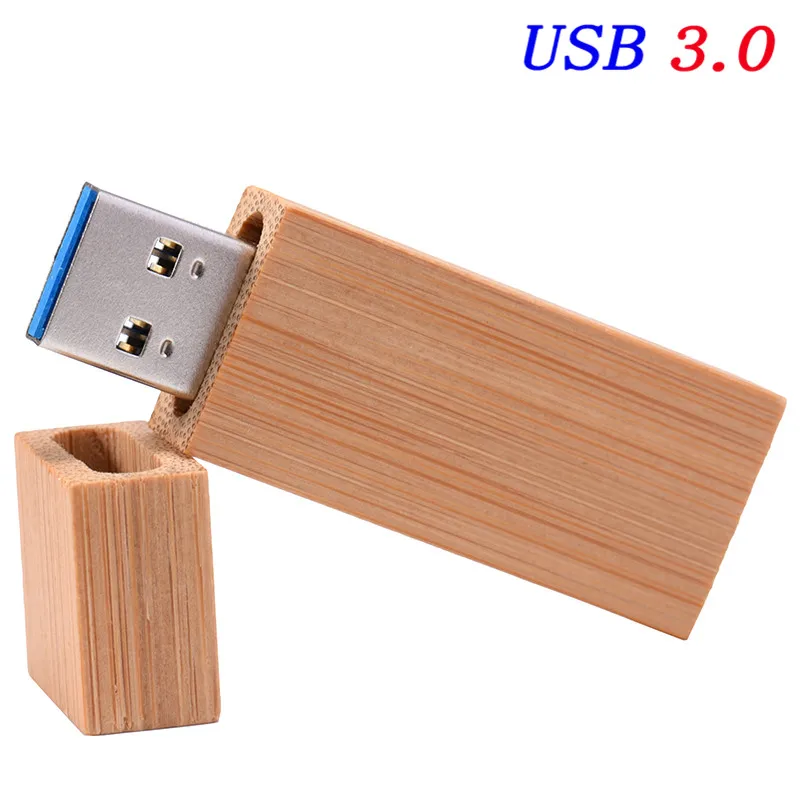 SHANDIAN USB 3,0 высокая скорость Пользовательский логотип Деревянная Карта памяти usb флэш-накопитель 4 ГБ 8 ГБ 16 ГБ 32 ГБ 64 ГБ U диск свадебный подарок - Цвет: Carbonized bamboo