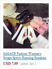 SAGACE/женская модная повседневная обувь; спортивные кроссовки на шнуровке с украшением в виде кристаллов; прогулочная дышащая повседневная обувь;#45