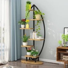 Green Luo Flower Airs Multi-storey Interior Decoration Frame A Living Room Landing Type Iron Meat Flower Rack Shelf Balcony