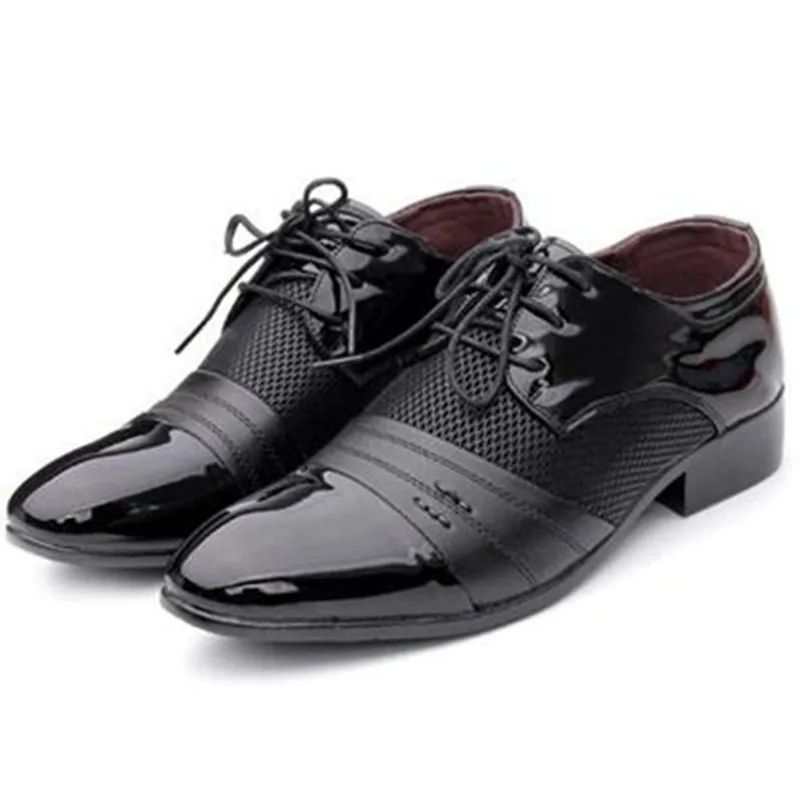 2018 New Four Seasons Men's Dress Shoes Casual Pointed Shoes Youth