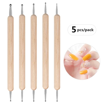 

Nails art Diamond Double Head Point drill pen Dot Painting Point Pen Nail Art Rhinestone Picker Wax Pencil nail art Tool