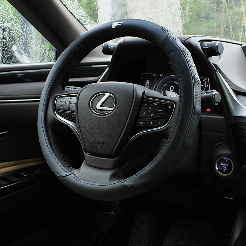 

Car Steering Wheel Cover Leather Protection Decoration For Lexus ES200 ES260 ES300h Car Styling Modification Accessories