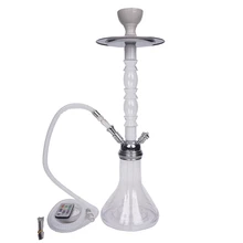 Acrlico прозрачный Cachimba pipa Shisa кальян Sisha Narguile con luz светодиодный Tuyau Chicha чаша manguera металлический pinzas аксессуары