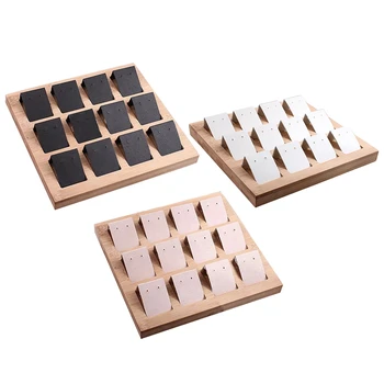 

12Pcs Earring Card Holder with Tray for Earrings Ring Multi-Function Jewelry Storage Box Accessory Display