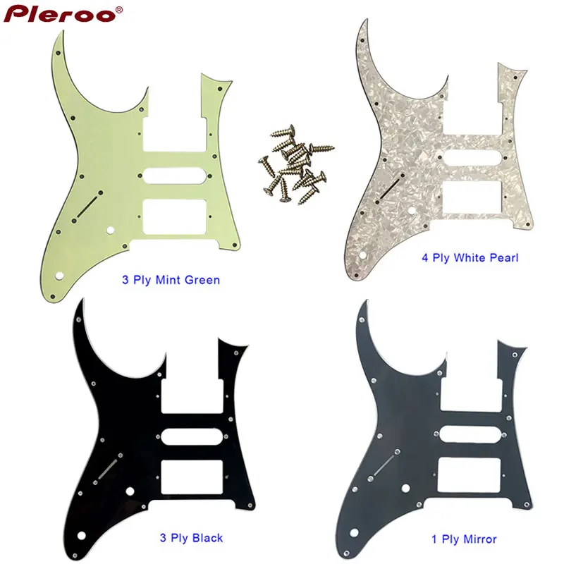 Pleroo Custom Electric Guitar Parts - For Left Handed MIJ Ibanez RG 350 EXZ Guitar Pickguard Pickup Scratch Plate HSH Humbucker