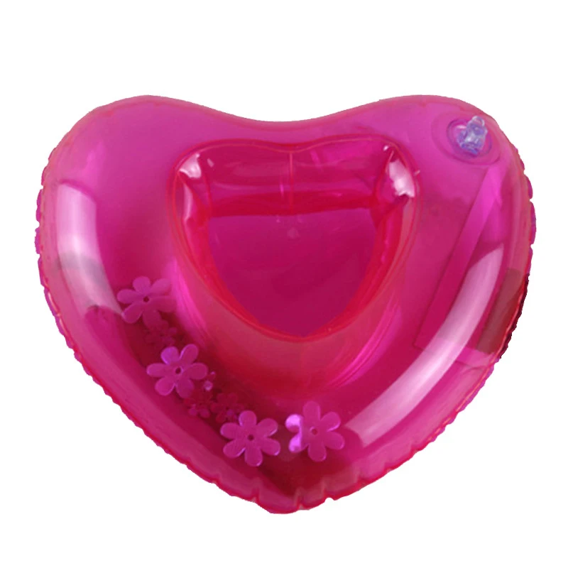 ПВХ надувной плавающий подстаканник для бассейна надувной подстаканник для напитков не сбрасывает бассейн вечерние подстаканники AUPOP - Цвет: Heart