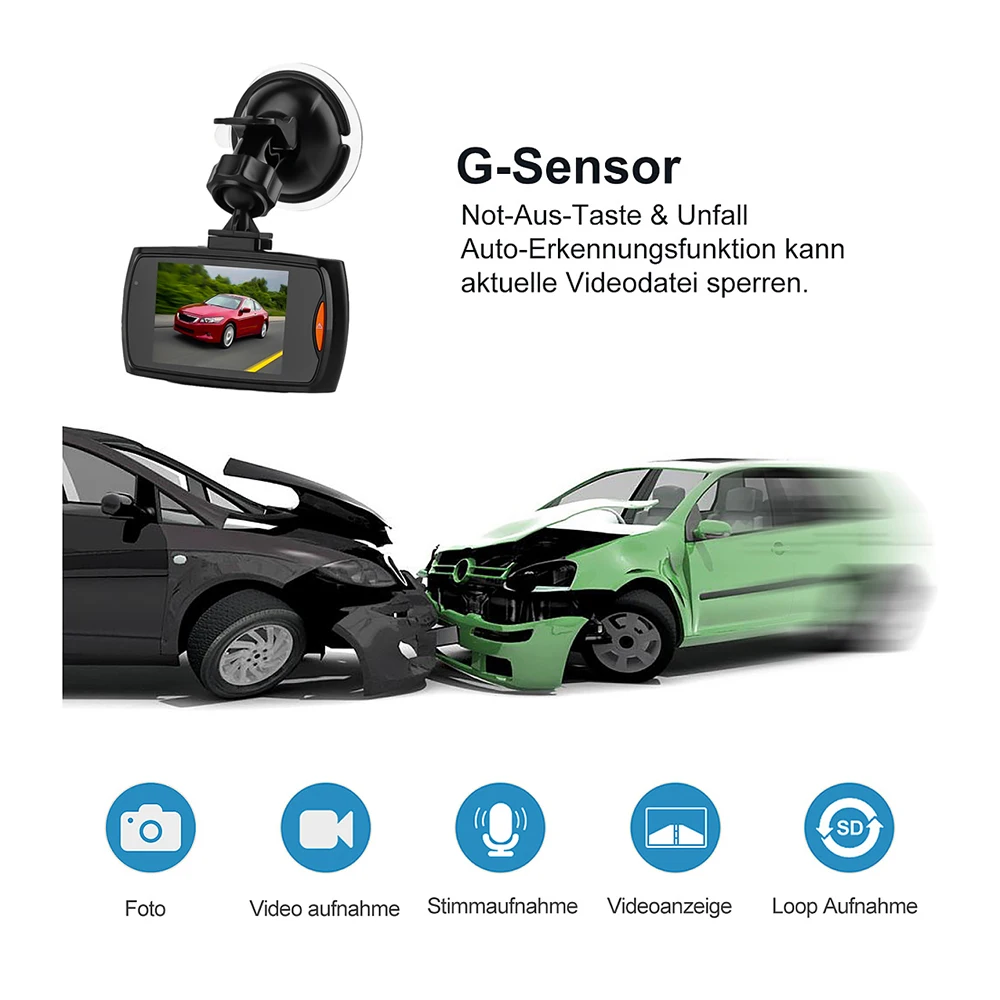 16G 32G TF SD Mini Car DVR mirror Camera Dashcam Full HD 1080P Video Registrator Recorder G-sensor Night Vision With Holder (5)